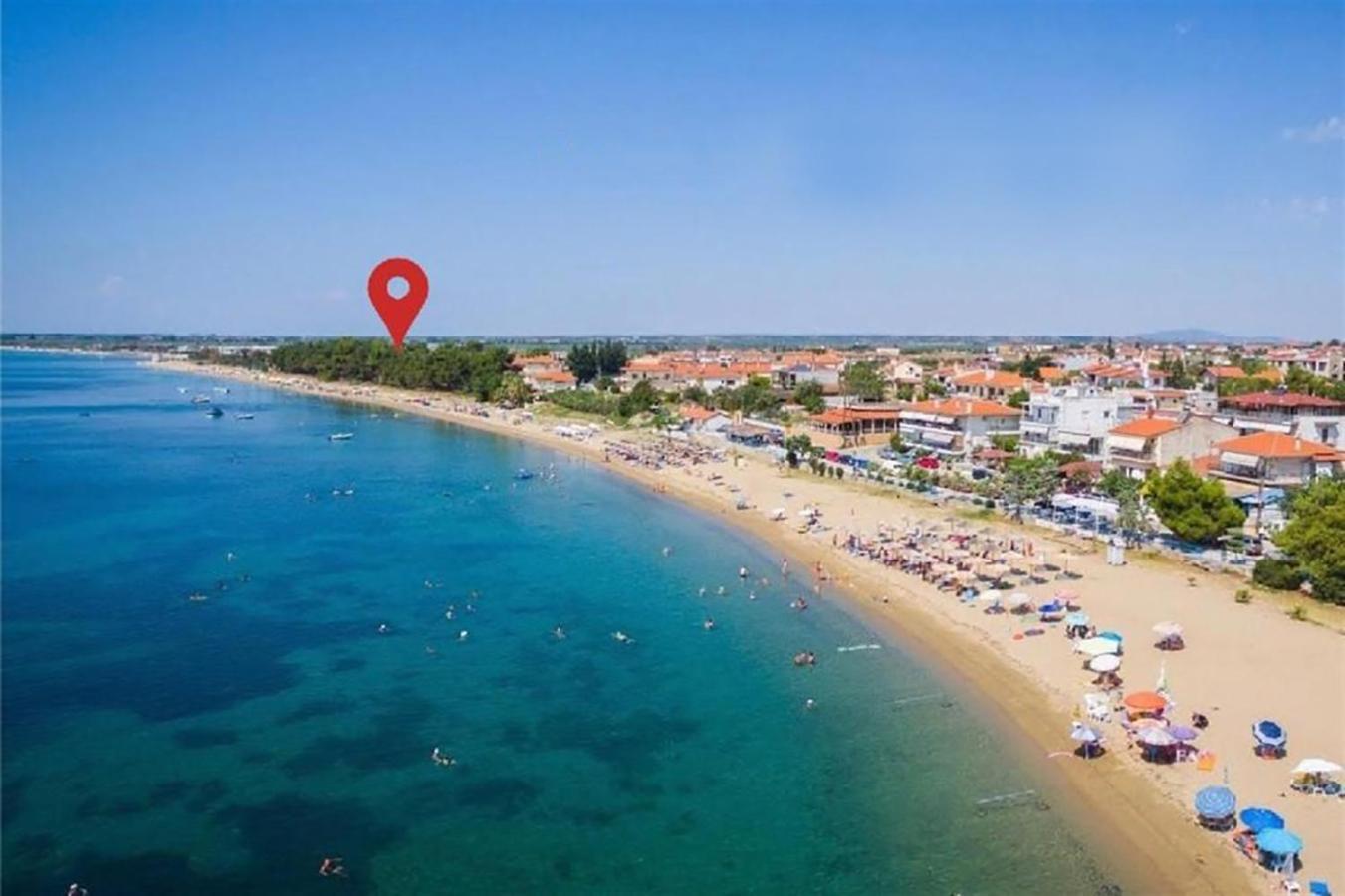 Kalyves Polygyrou Pine Beach Holiday Home 2 Bedrooms 50 Meters To The Beach מראה חיצוני תמונה