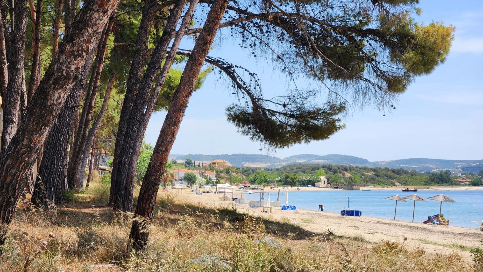Kalyves Polygyrou Pine Beach Holiday Home 2 Bedrooms 50 Meters To The Beach מראה חיצוני תמונה